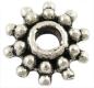 Lot de 25 perles intercalaires a picots couleur argent tibetain-9mm